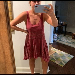 Free People Intimately Red Summer Dress